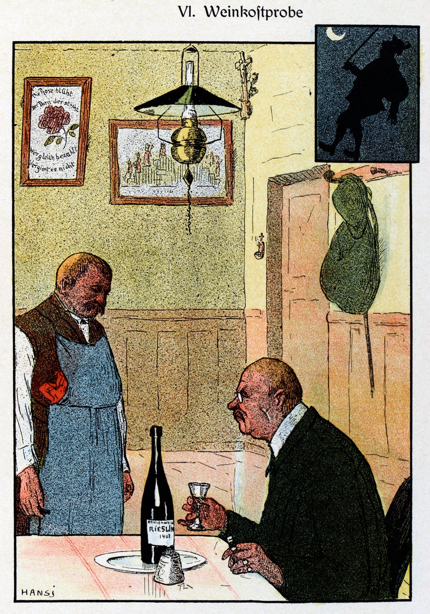 Vosges Bilder (bilder av Vosges); Alsace vin av Jean Jacques (1873 1951) Waltz