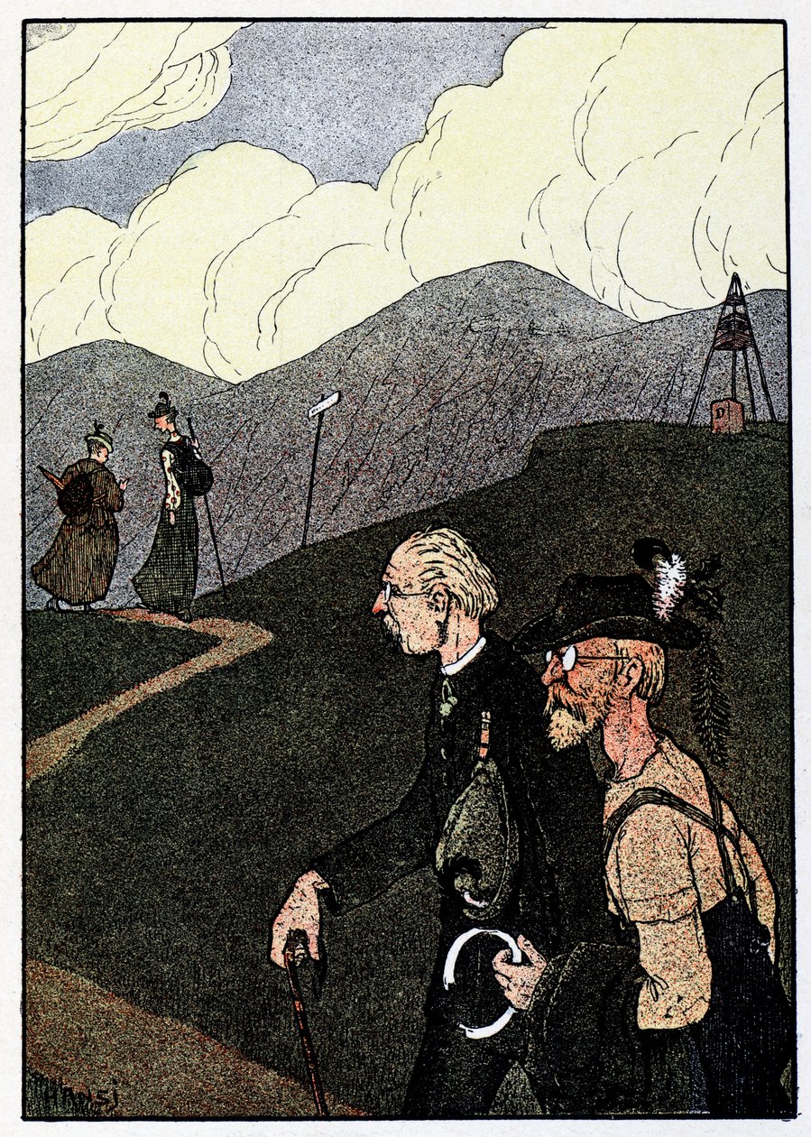 Vogesen Bilder (bilder av Vogesene) ; promenade sur les cretes av Jean Jacques (1873 1951) Waltz
