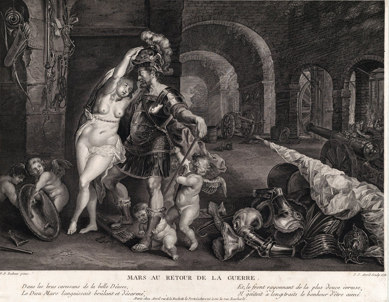 Mars tilbake fra krigen av Jean Jacques Avril