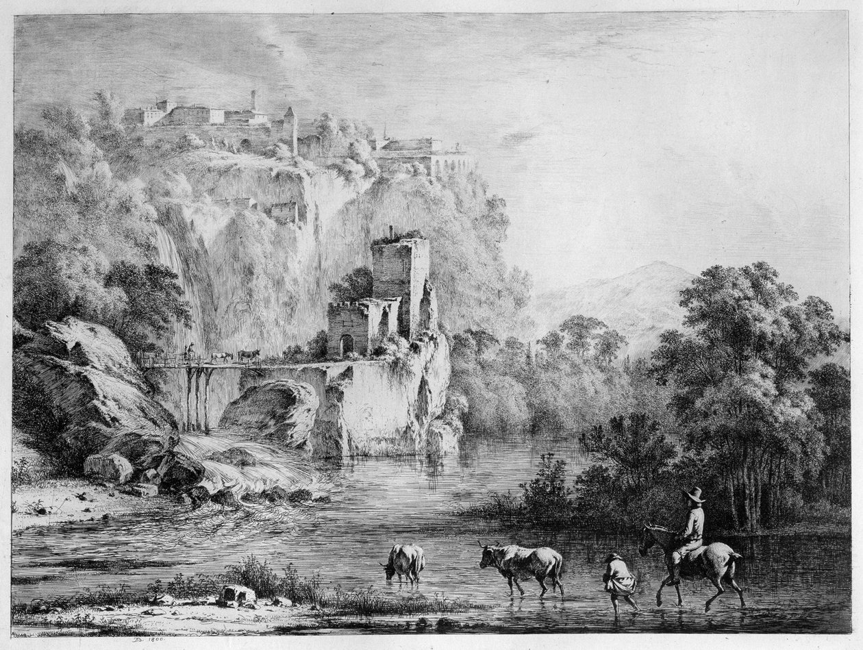 En rytter', 1800. av Jean Jacques Boissieu de