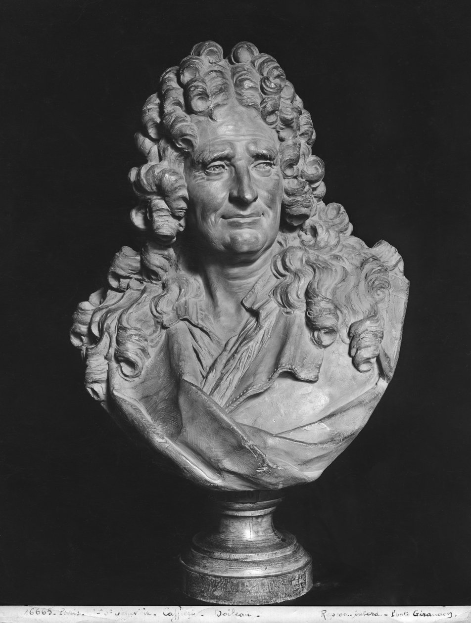 Portrett av Nicolas Boileau, kjent som Boileau-Despreaux av Jean Jacques Caffieri