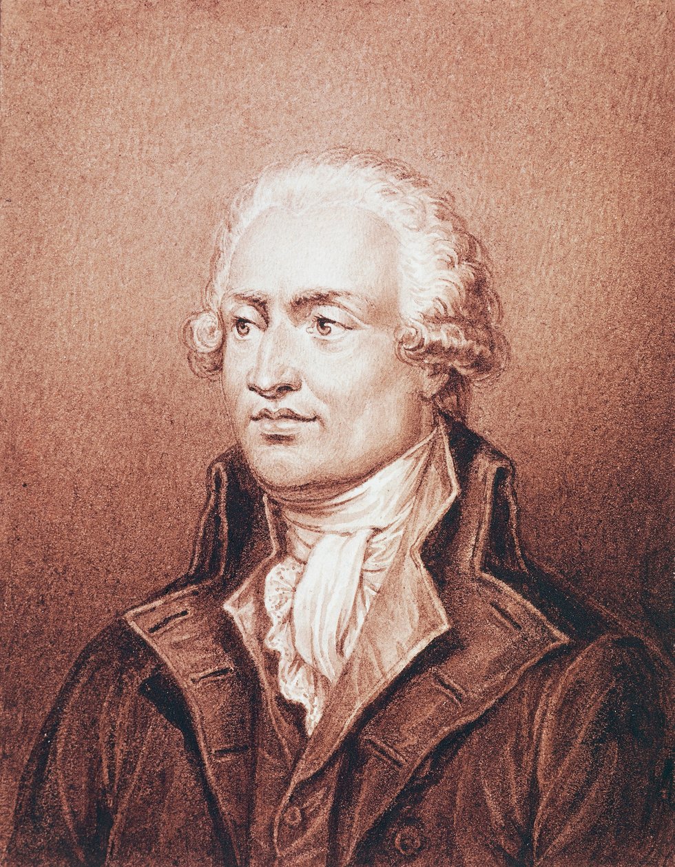 Portrett av Marie-Jean de Condorcet Caritat (Ribemont 1743-Bourg-la-Reine av Jean Jacques Frilley