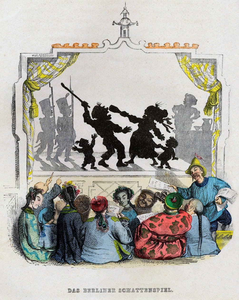 Berlins skyggespill, 1840-tallet. av Jean Jacques Grandville