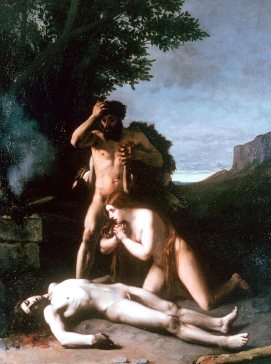 Adam og Eva finner Abels kropp, 1858 av Jean Jacques Henner