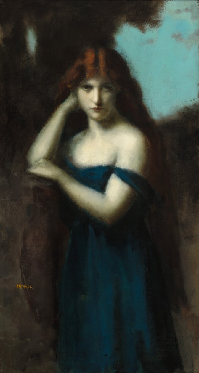 Stående kvinne, ca. 1903. av Jean Jacques Henner