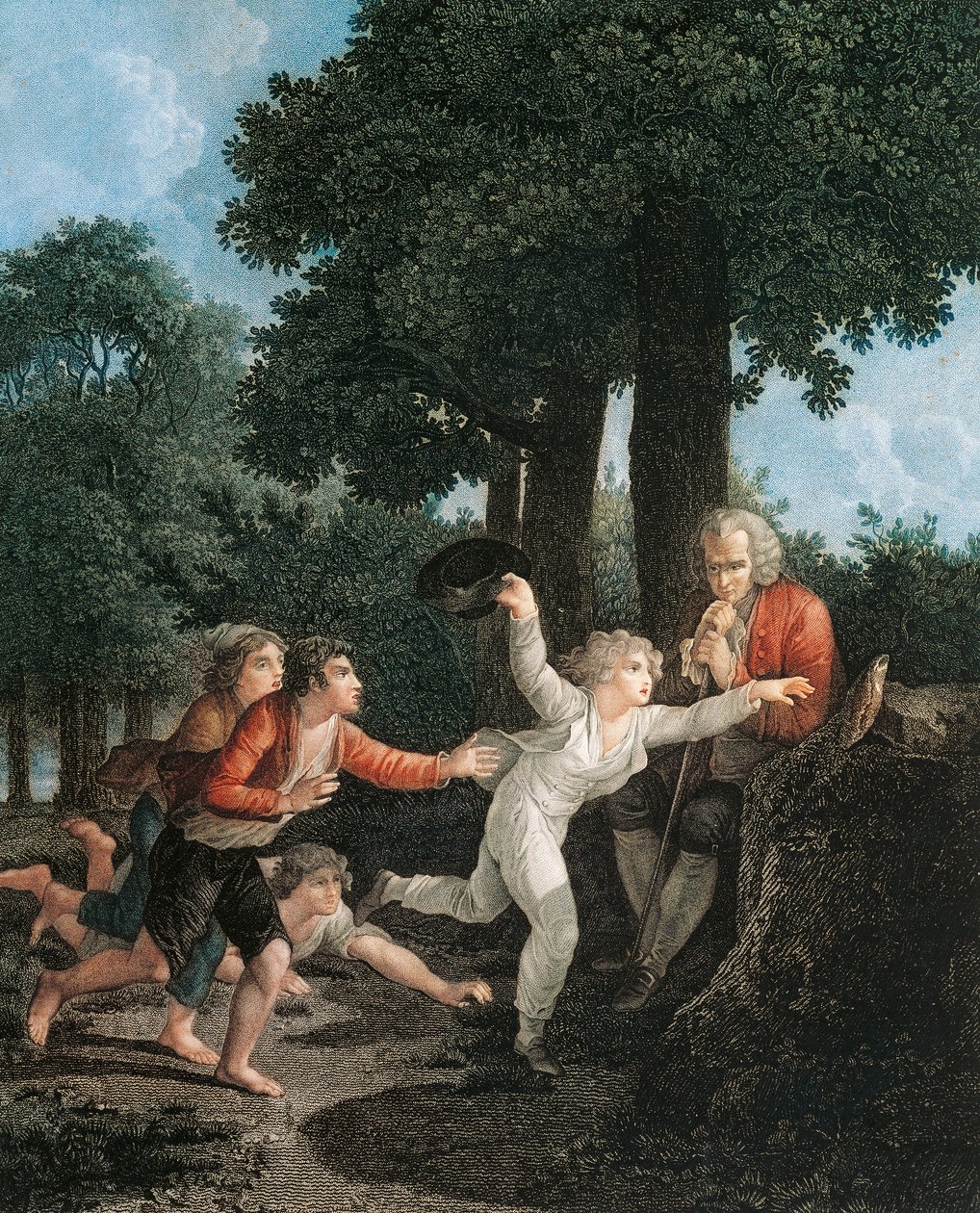 Emilio vinner løp, for illustrasjon eller utdanning Emilio (Emile ou de l