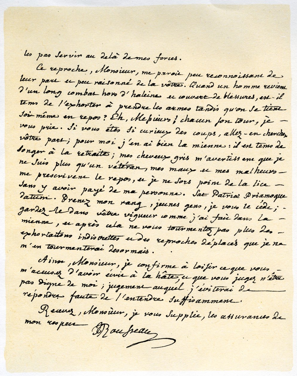 Brev fra Jean Jaques Rousseau, 15. juli 1764. av Jean Jacques Rousseau