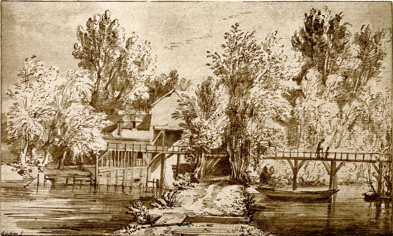Landskap av Jean-Jacques de Boissieu