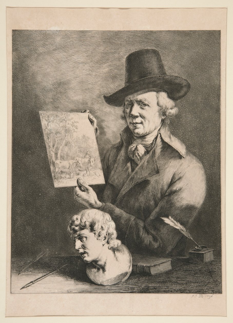 Selvportrett av Jean Jacques de Boissieu