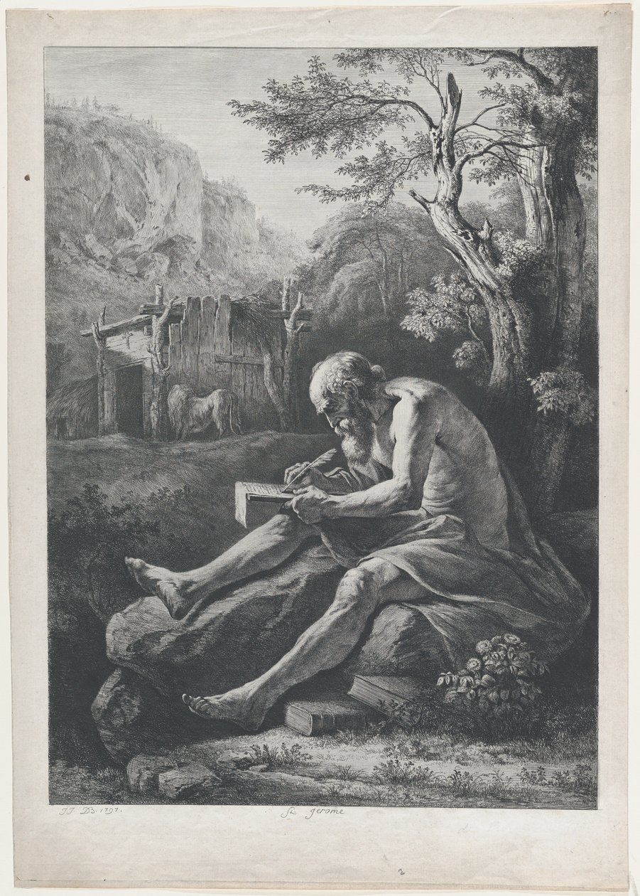 St. Hieronymus, 1797. av Jean Jacques de Boissieu