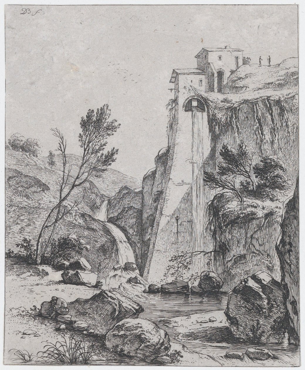 Foss etter Breenberg, 1764. av Jean Jacques de Boissieu