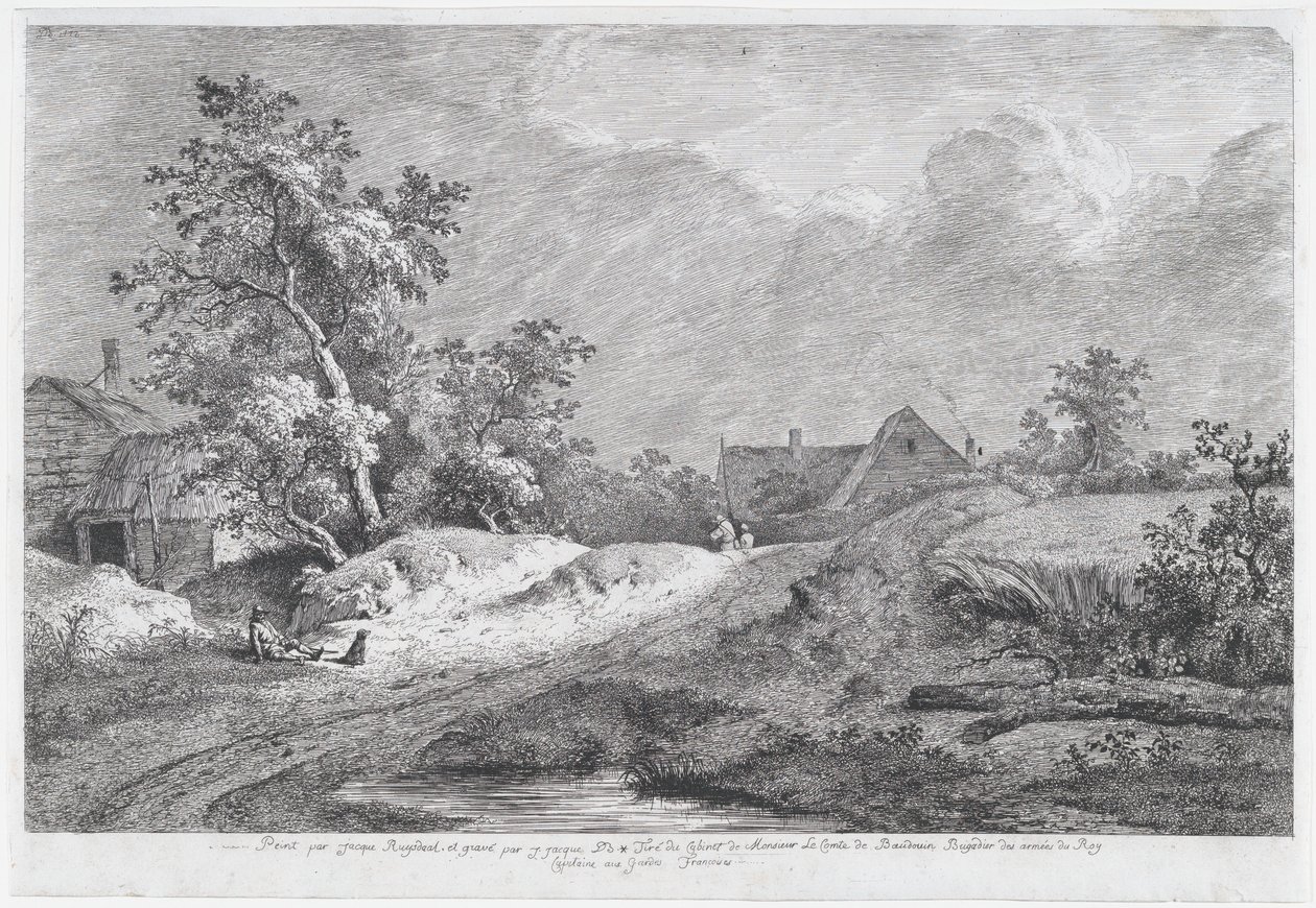 Hveteåker, 1772. av Jean Jacques de Boissieu