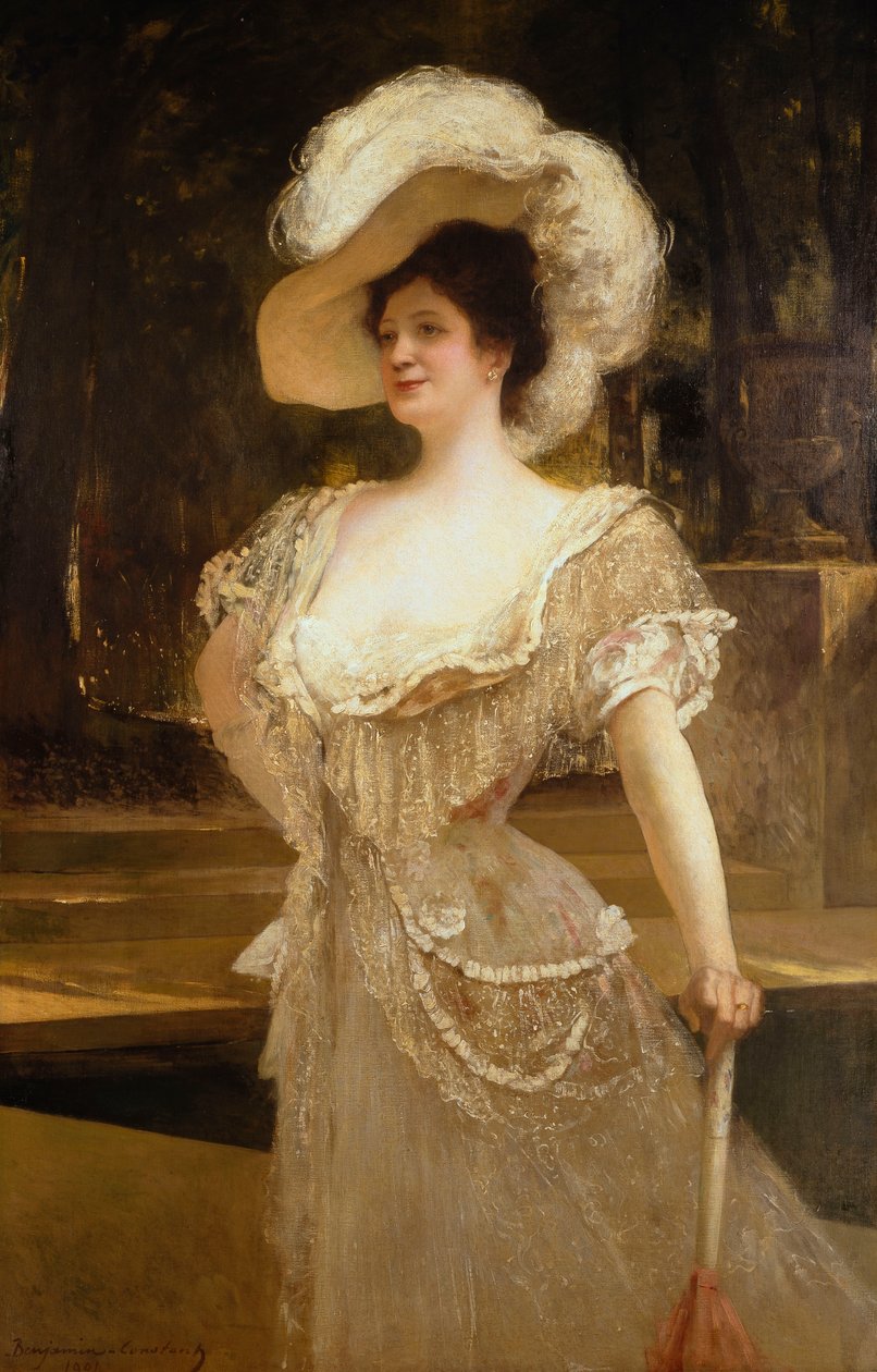 Et portrett av fru, 1901 av Jean Joseph Benjamin Constant