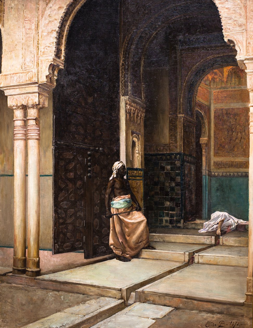 Henrettelsesfasen på Alhambra i Granada av Jean Joseph Benjamin Constant
