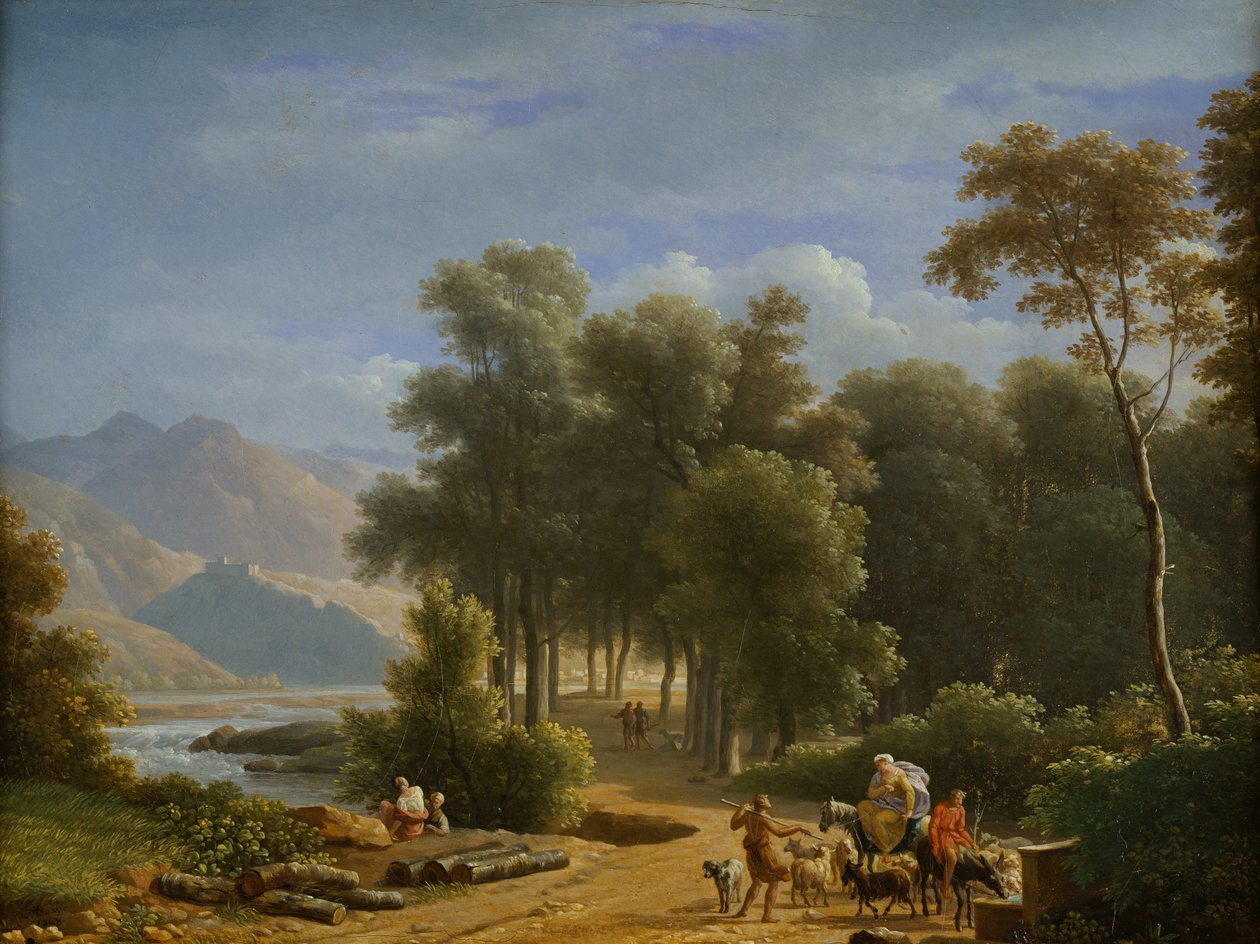 Landskap, 1808 av Jean Joseph Xavier Bidauld
