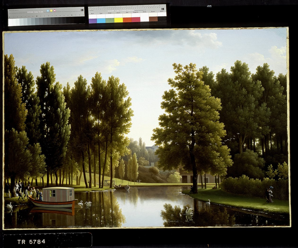The Park At Mortefontaine (olje på lerret) av Jean Joseph Xavier Bidauld