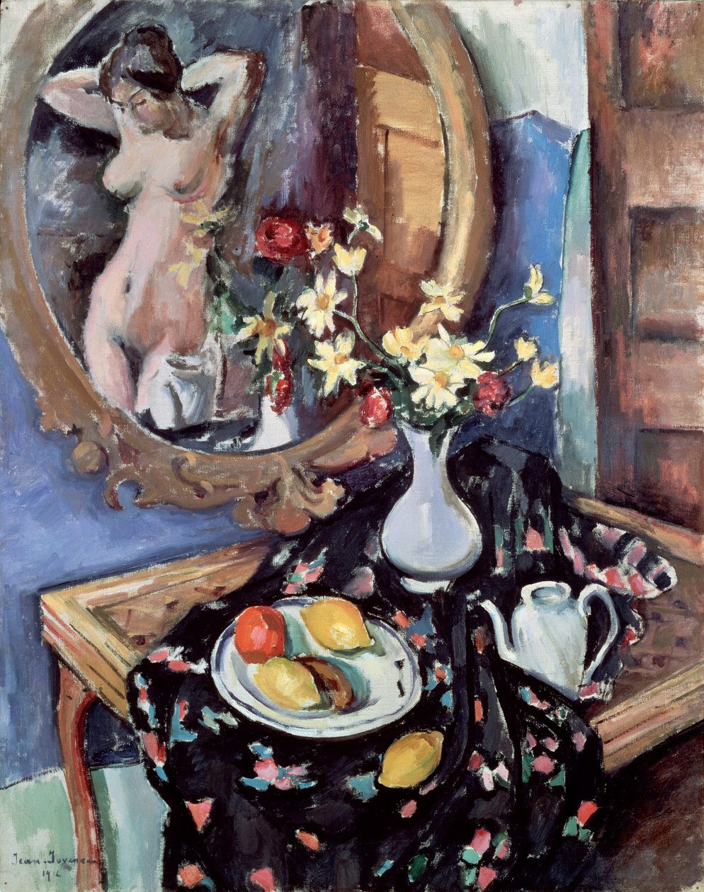 Stilleben med et speil, 1912 av Jean Joveneau