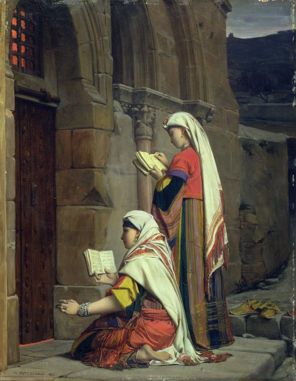 Kristne kvinner ved Jomfrugraven, 1871 av Jean Jules Antoine Lecomte du Nouy