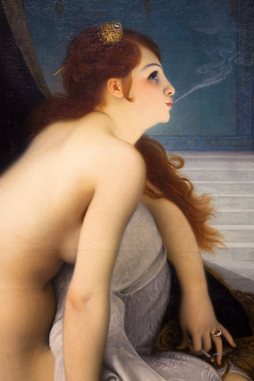 Den hvite slaven (detalj) av Jean Jules Antoine Lecomte du Nouy