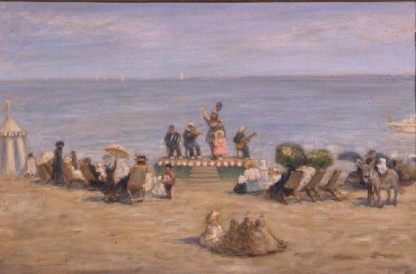 Sommer på stranden av Jean Laurent
