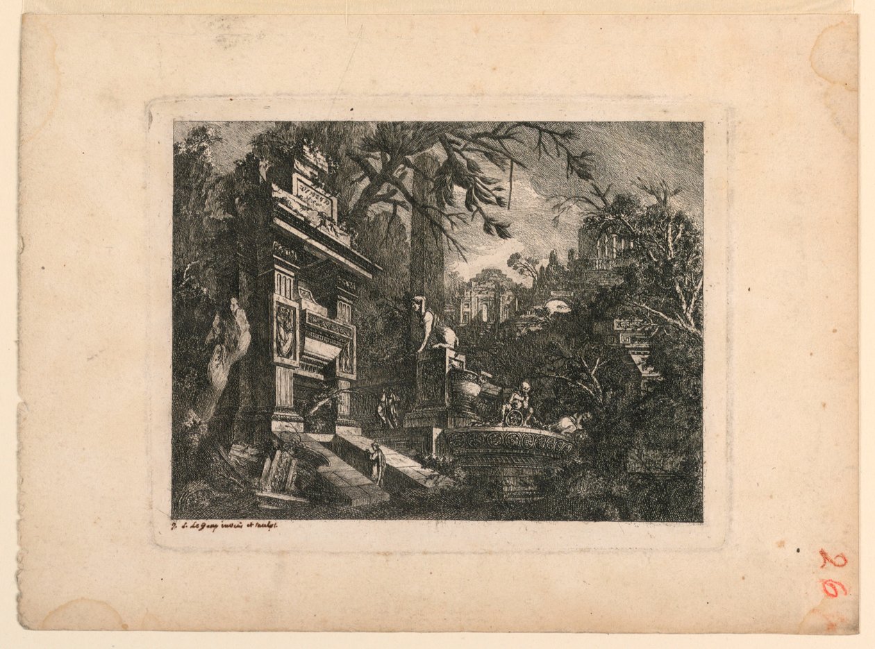 Architectural Fantasy with Tomb and Ruins, Plate from "Rovine Inventione de Giovan. Loren, Legeay Architet. Intagliate da lui stesso in Luce 1768"   1257578   no       norwegian Successfully Translated  Original: Haviken uit de provincie Tango Warme gevoel av Jean Laurent Legeay
