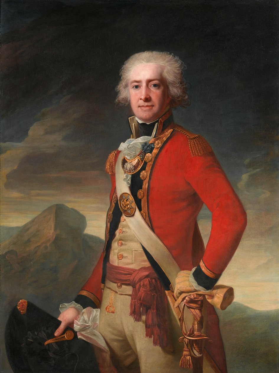 Oberstløytnant Francis Richardson, 1st Foot Guards, 1792 av Jean Laurent Mosnier