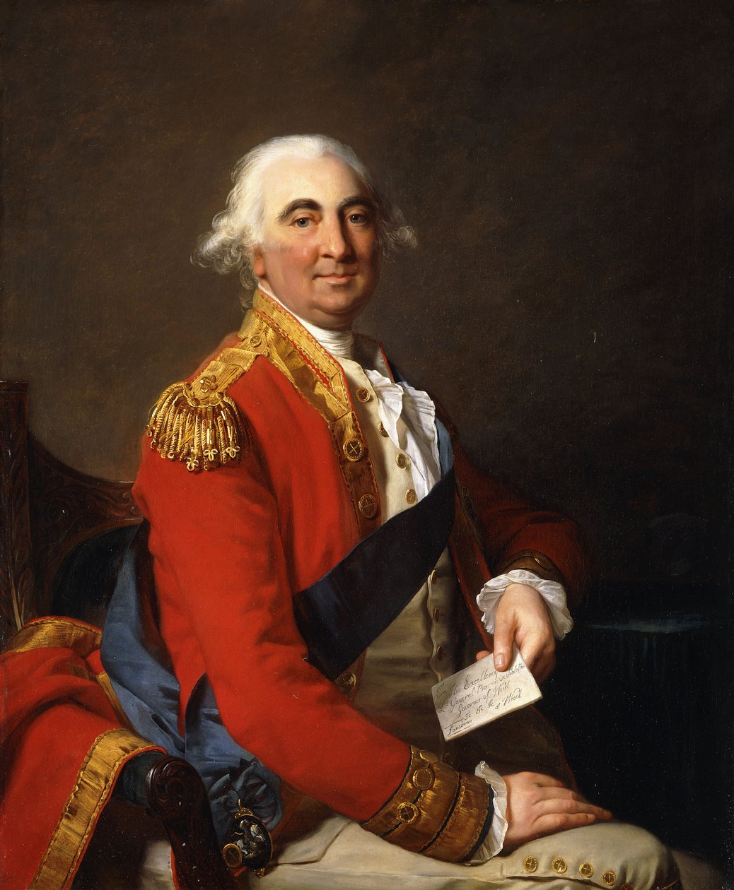 Portrett av William Petty, 2. jarl av Shelburne, 1. markis av Lansdowne av Jean Laurent Mosnier