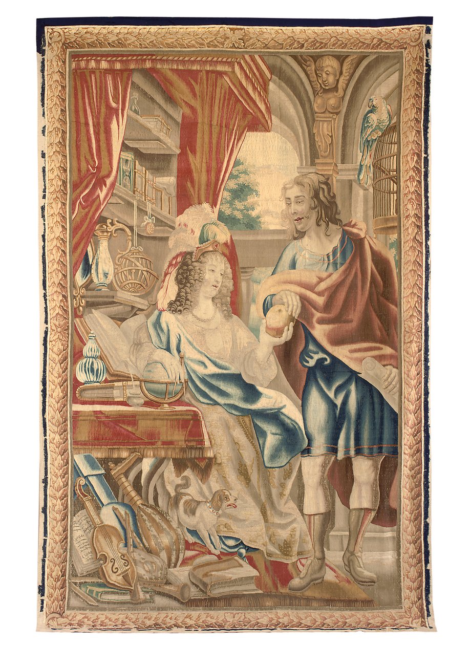 Brussel-teppe fra et sett på seks, ca. 1650 (ull og silke) av Jean Le and Eggermans Daniel II Clerc