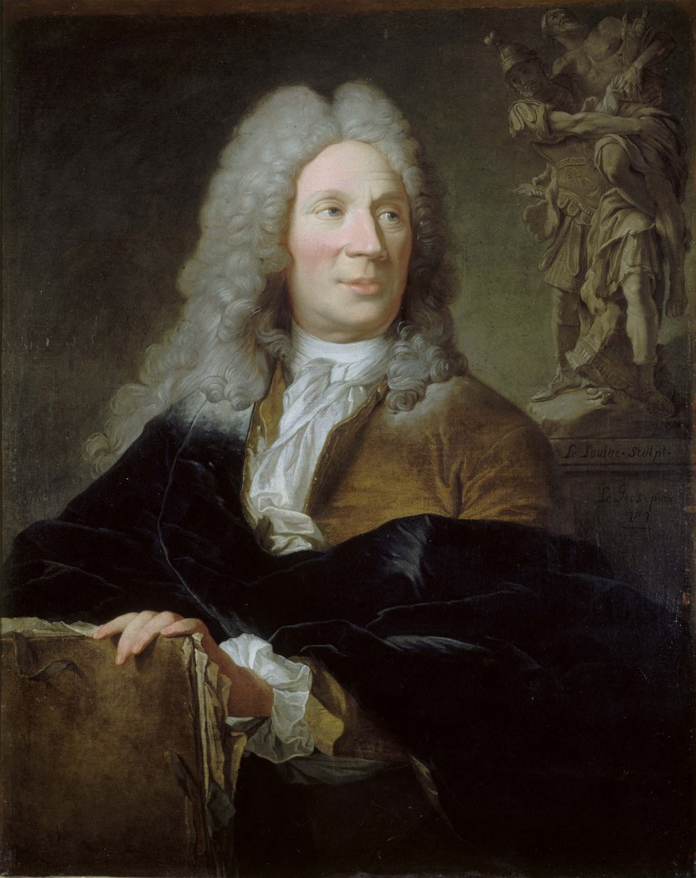 Portrett av Pierre Le Pautre (1660-1744) av Jean Le Gros
