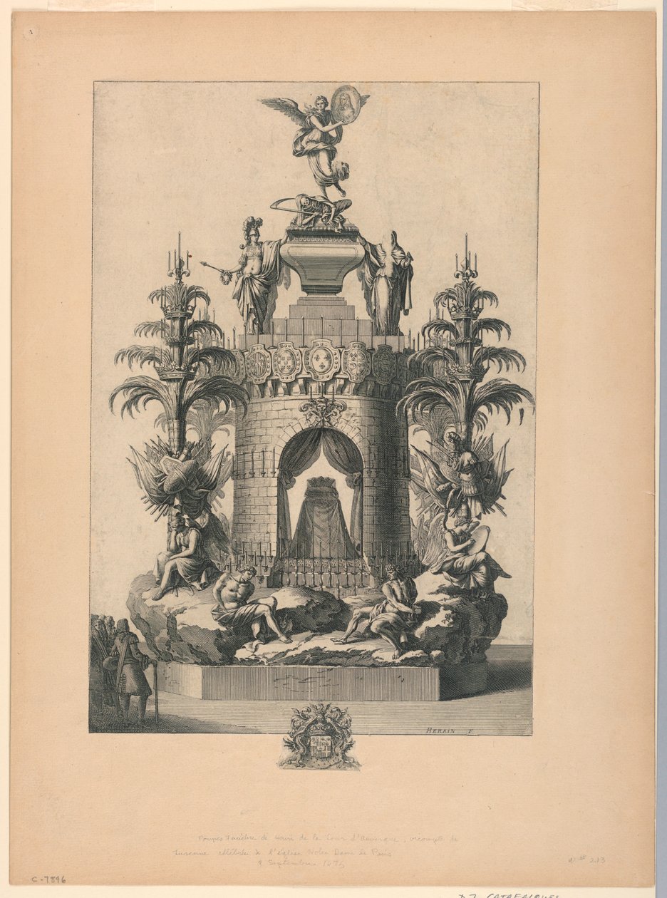 Catafalque of Henri de la Tour d