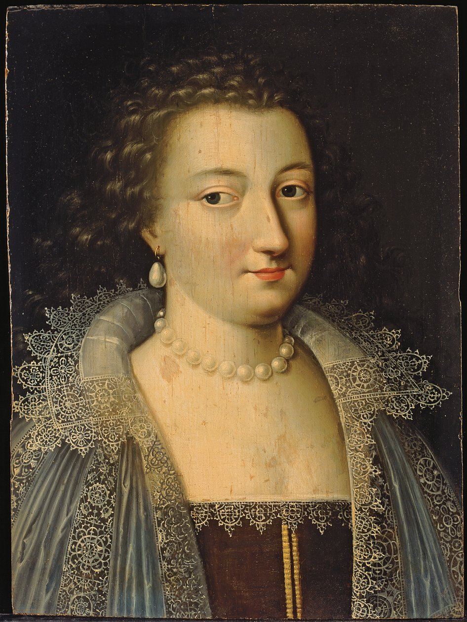 Portrett av en dame, sannsynligvis Marie de Rohan-Montbazon, hertuginne av Luynes deretter av Chevreuse av Jean Leblond