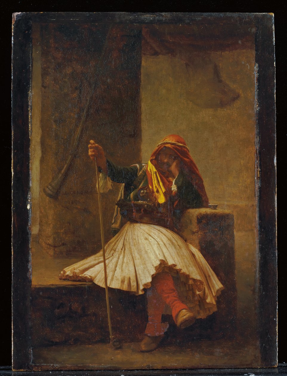 Arnaut drikker, 1896 av Jean Leon Gerome
