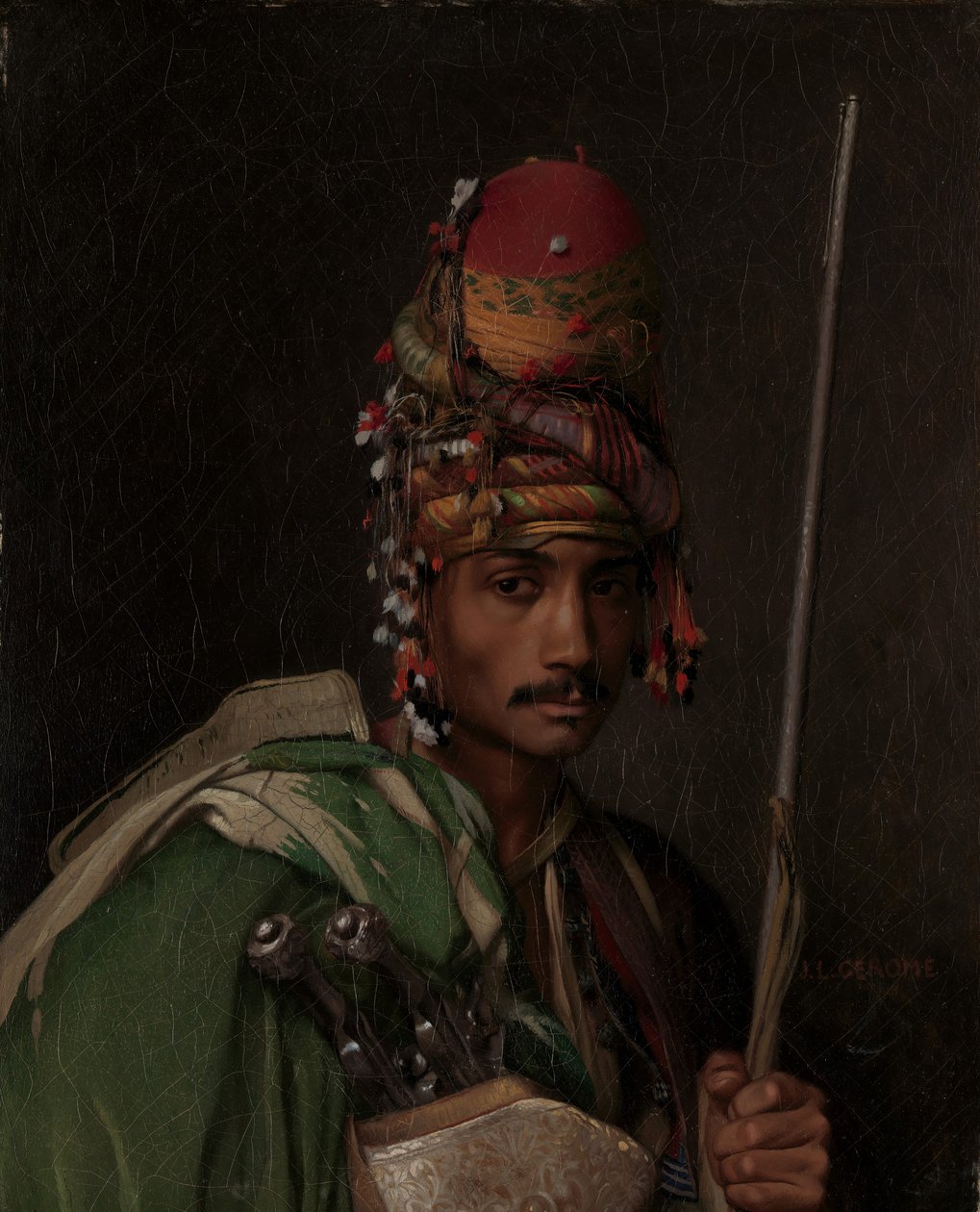 Bashi-Bazouk, ca. 1868-69. av Jean Leon Gerome
