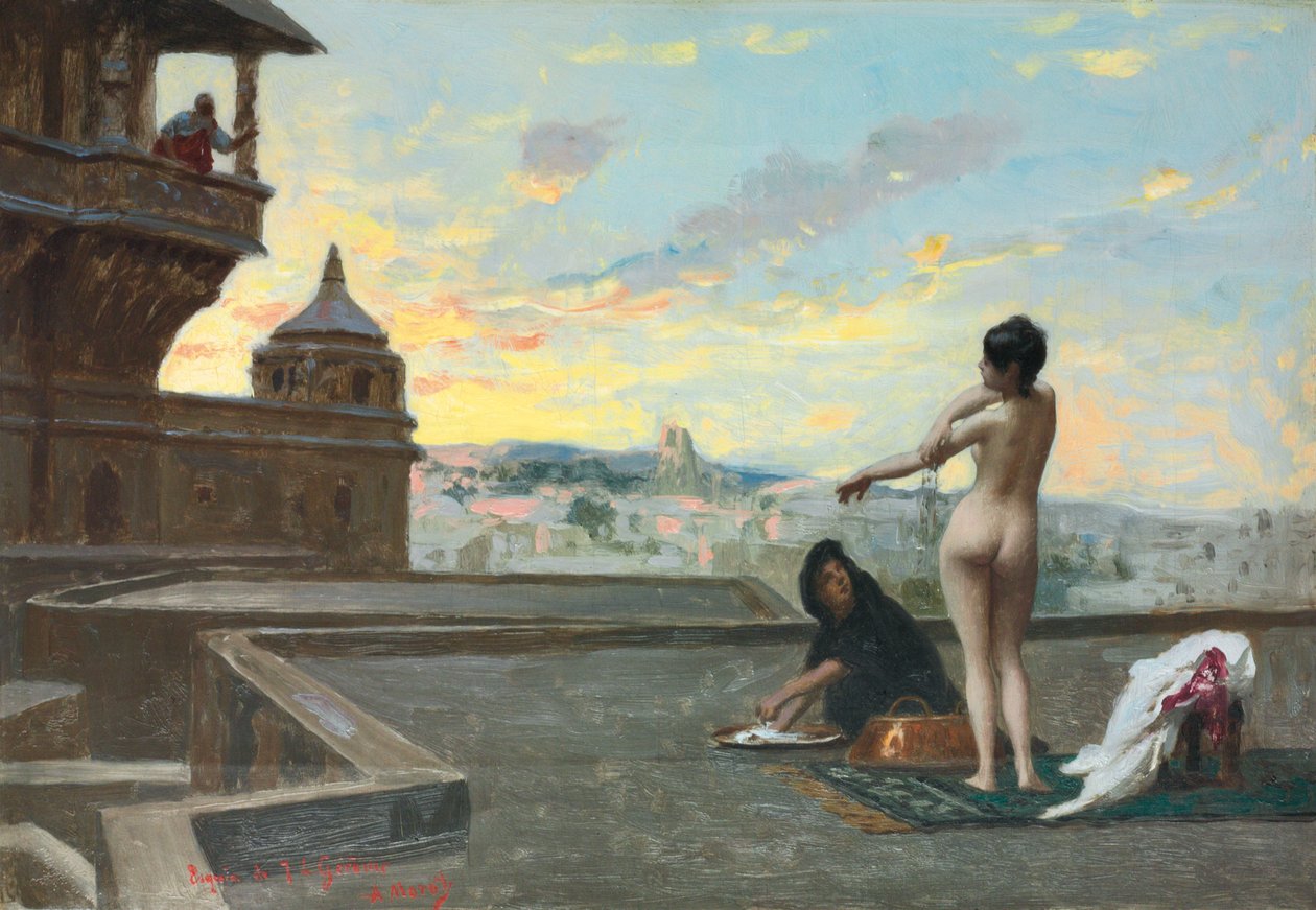 Bethsabee, 1889 av Jean Leon Gerome
