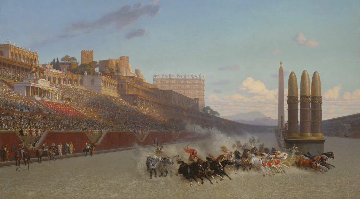 Vognløp, 1876. av Jean Leon Gerome