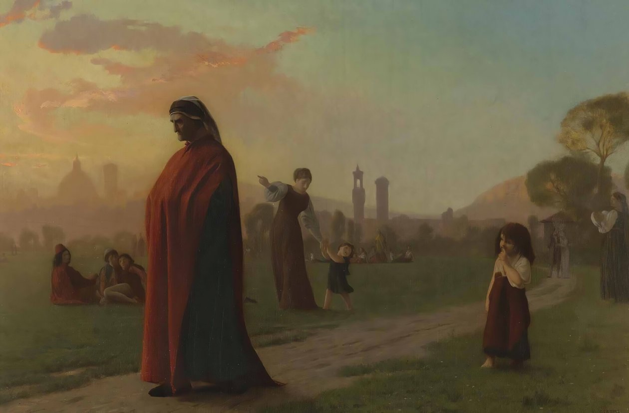 Dante han har sett helvete, 1864. av Jean Leon Gerome