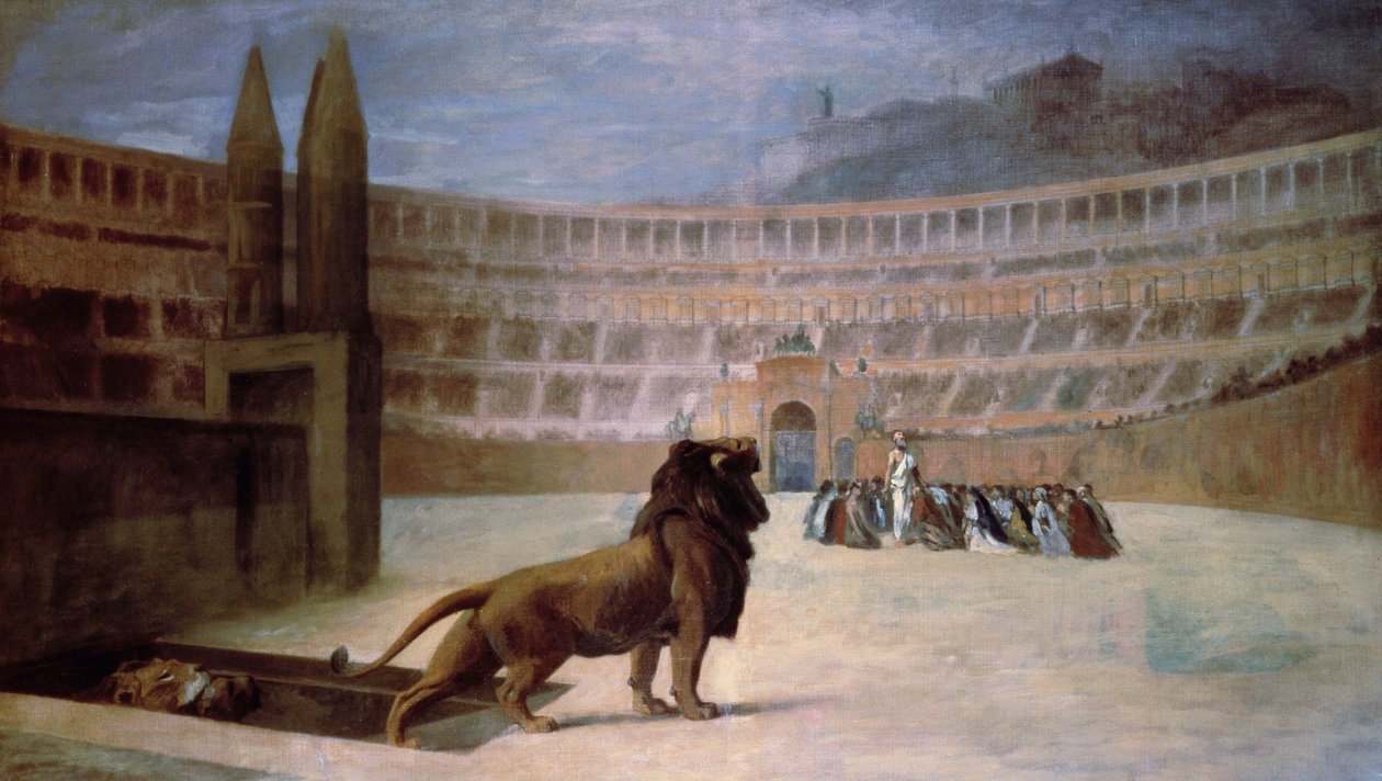 De kristne martyrenes siste bønn. Maleri av Jean-Léon Gérôme (Jean Léon Gérôme av Jean Leon Gerome