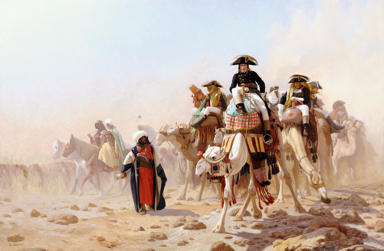 Napoleon og hans generalstab av Jean Leon Gerome