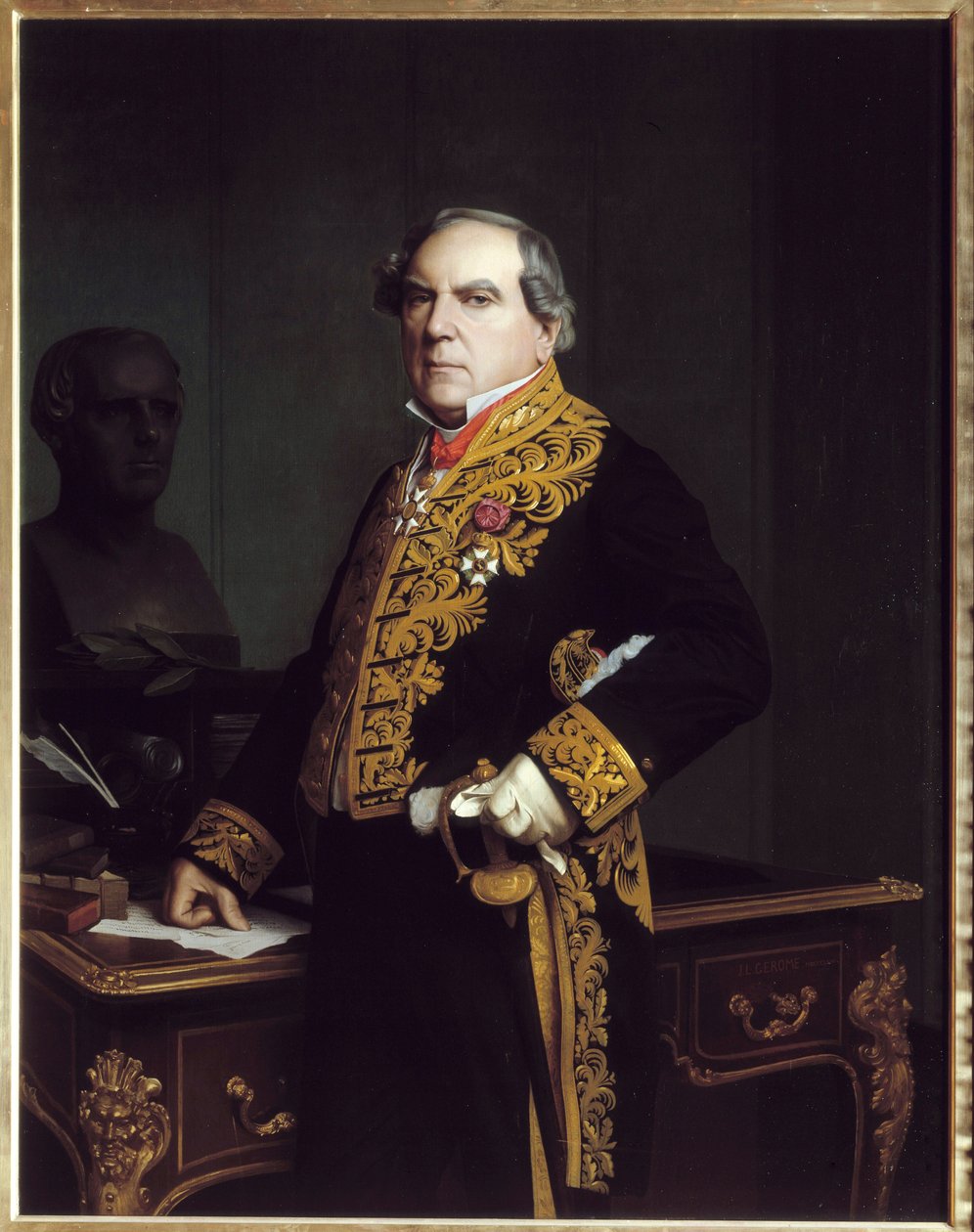 Portrett av Amedee Thierry (1797-1873), fransk journalist og historiker. Maleri av Jean Leon Gerome (1824-1904) av Jean Leon Gerome