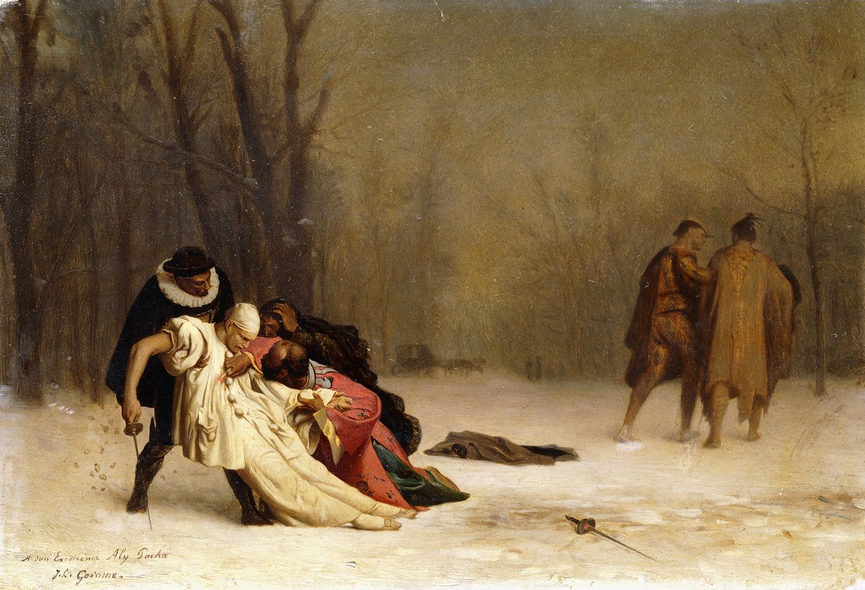Duellen etter ballen av Jean Leon Gerome