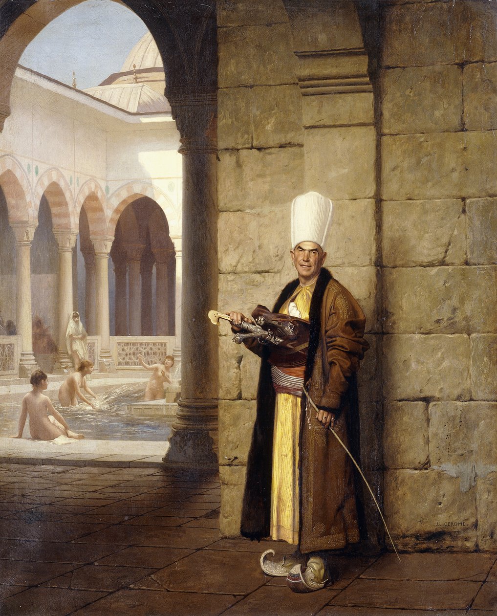 Den store hvite evnukken, av Jean Leon Gerome