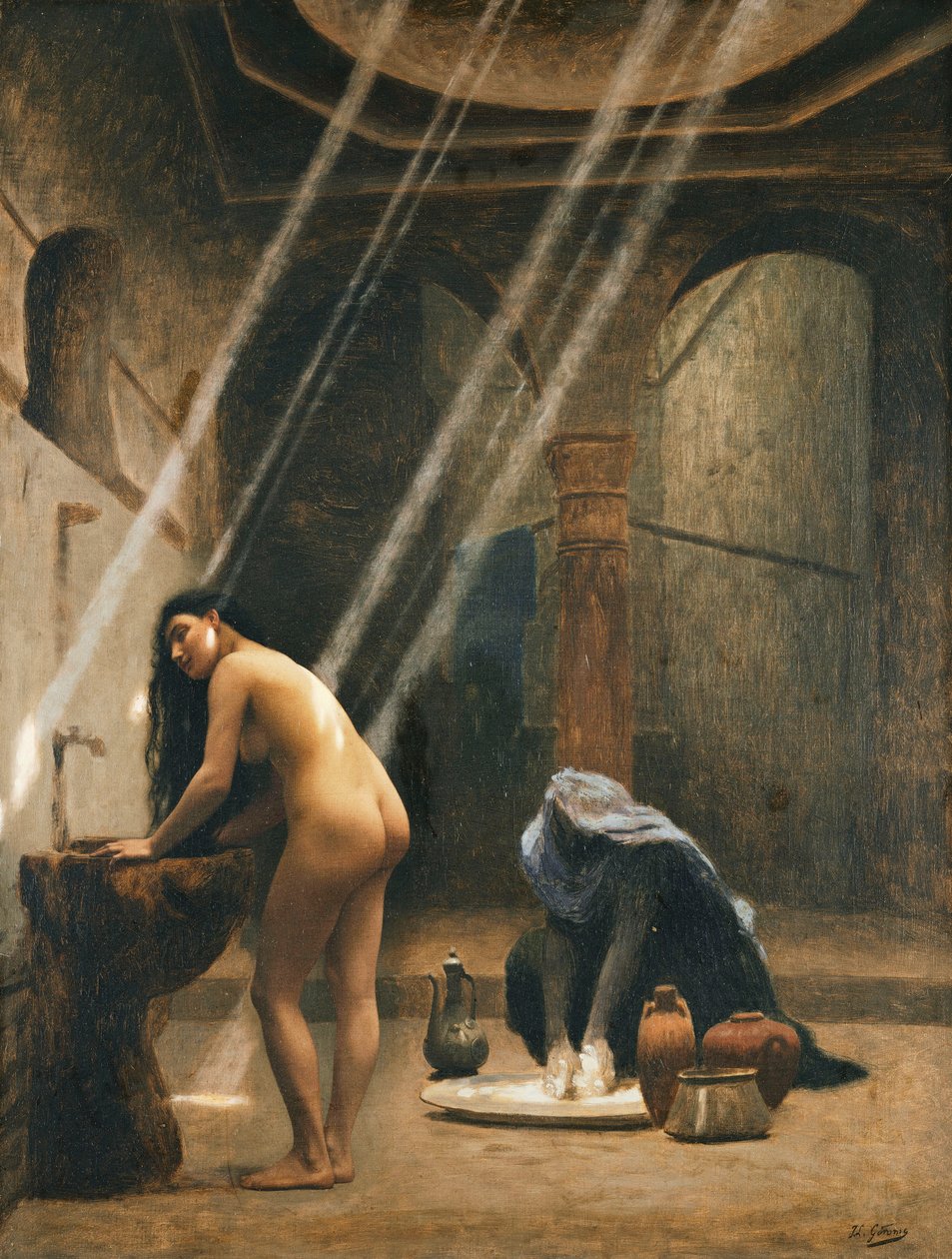 Det mauriske badet av Jean Leon Gerome