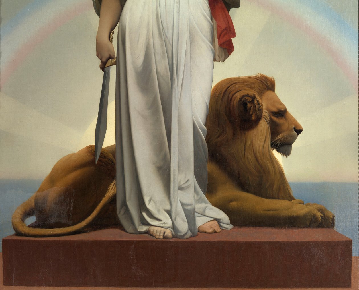 Republikken av Gerome Jean Leon (1824 - 1904) (allegori - 1848); Rådhuset i Lilas av Jean Leon Gerome
