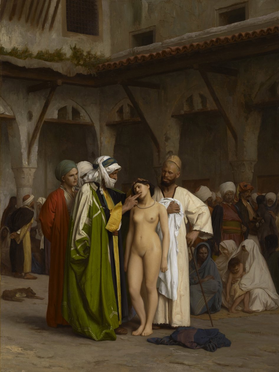 Slavemarkedet av Jean Leon Gerome