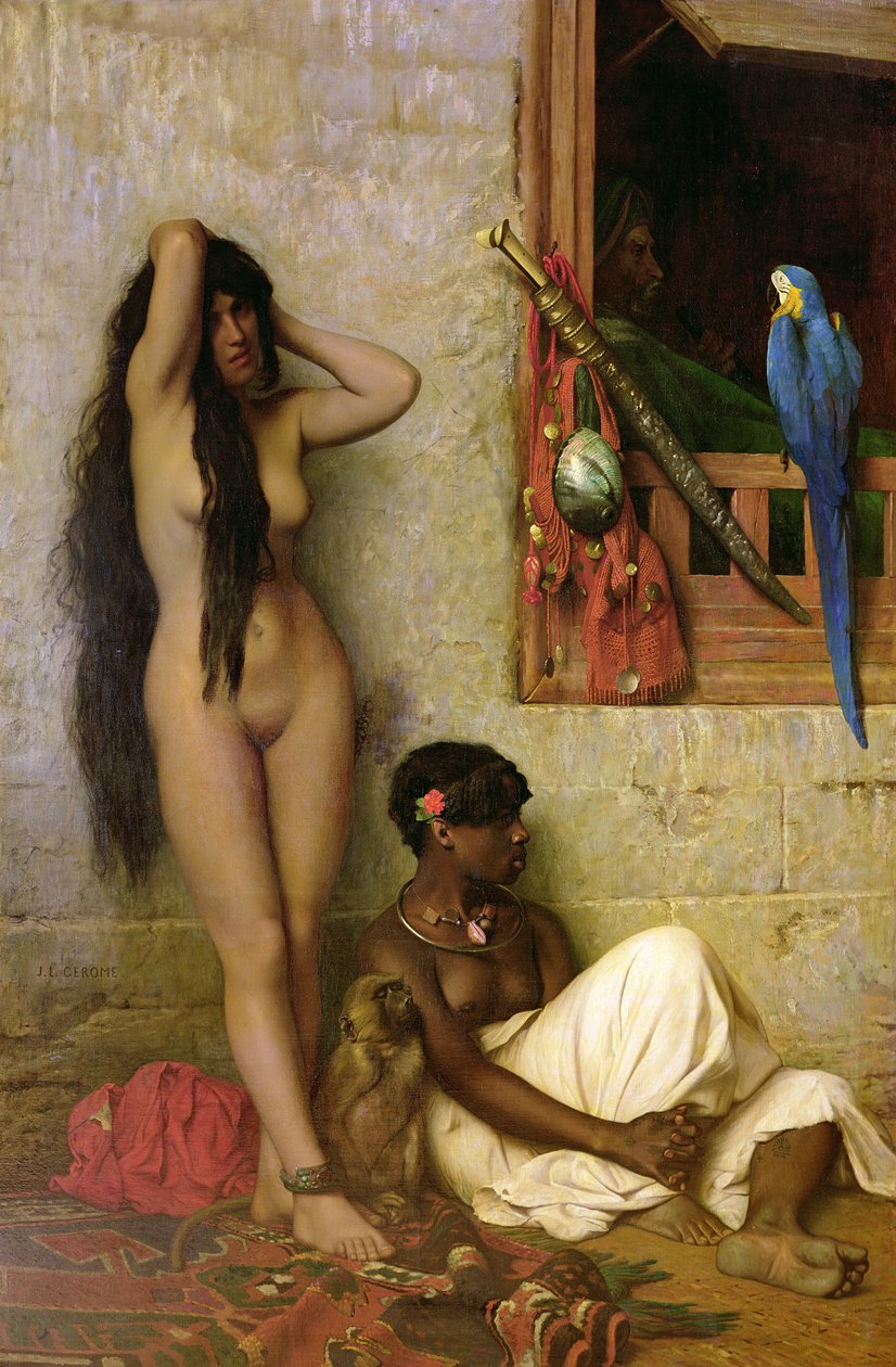 Slaven til salgs, 1873 av Jean Leon Gerome