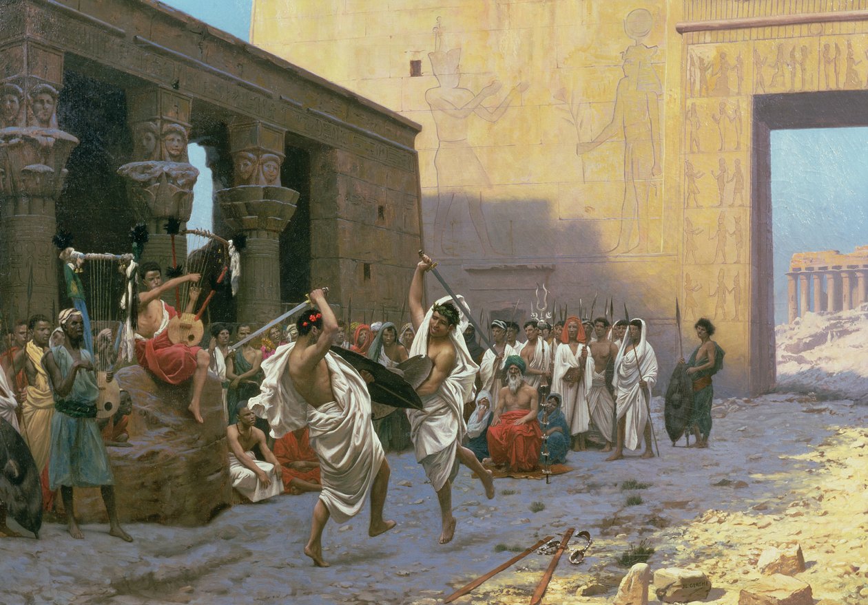 Sverddansen (La Phyrique) av Jean Leon Gerome