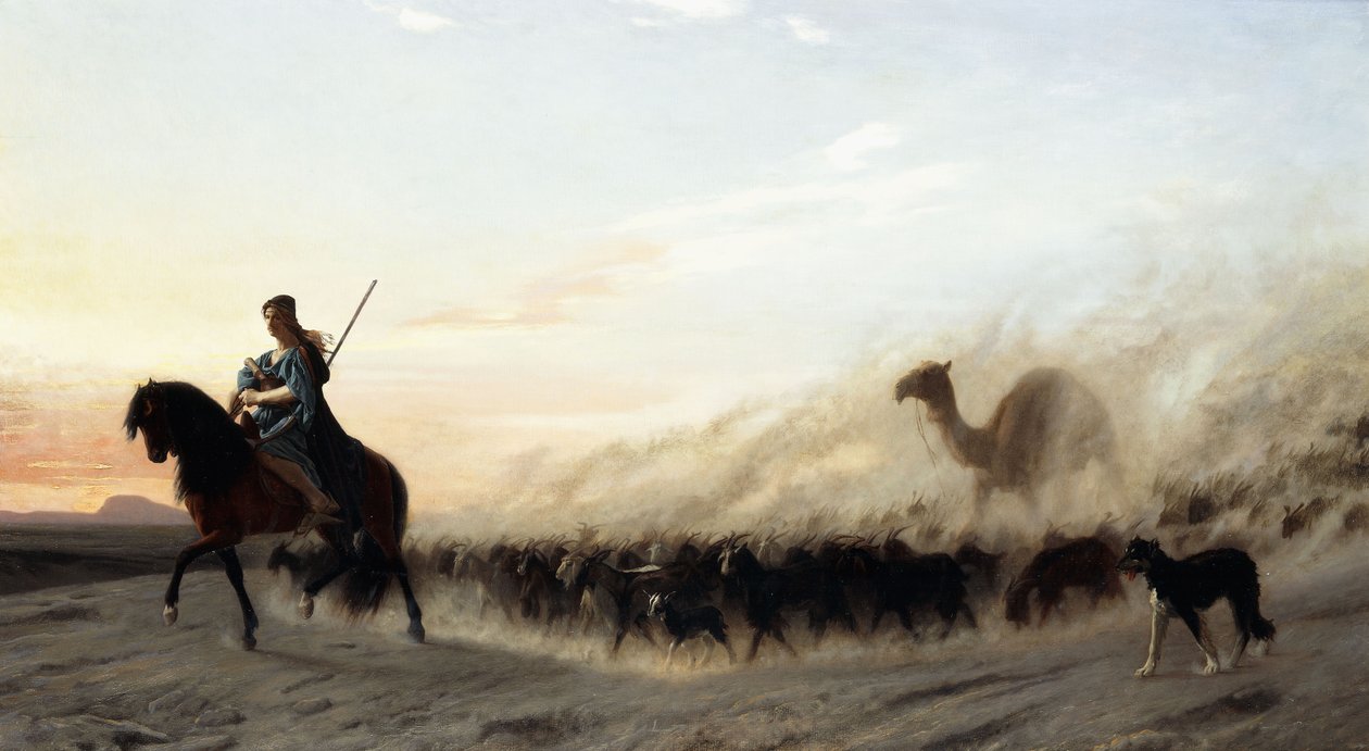 Den syriske hyrden, 1865 av Jean Leon Gerome