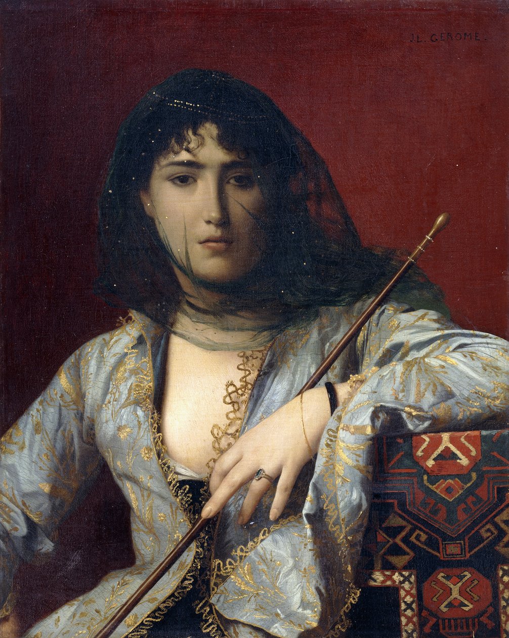 Tilsløret sirkassisk dame, av Jean Leon Gerome