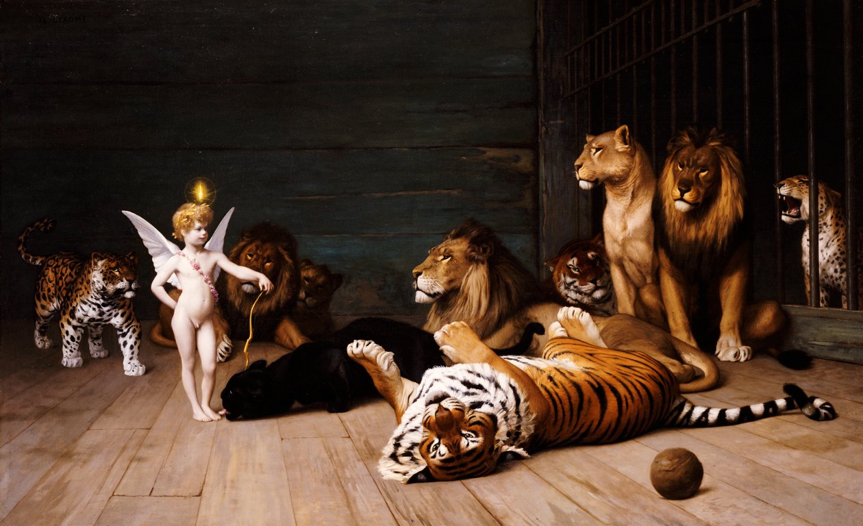 Hvem du enn er, her er din mester av Jean Leon Gerome