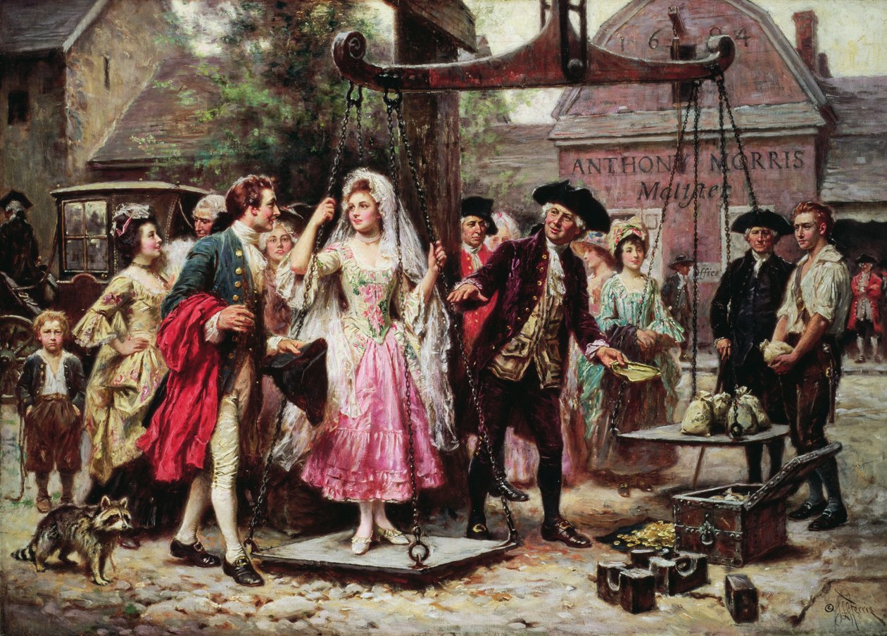 Hennes vekt i gull av Jean Leon Gerome Ferris